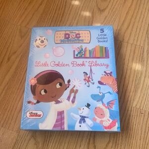 Disney Doc McStuffins Little Golden Book Library Set 5 Book Boxed Set New